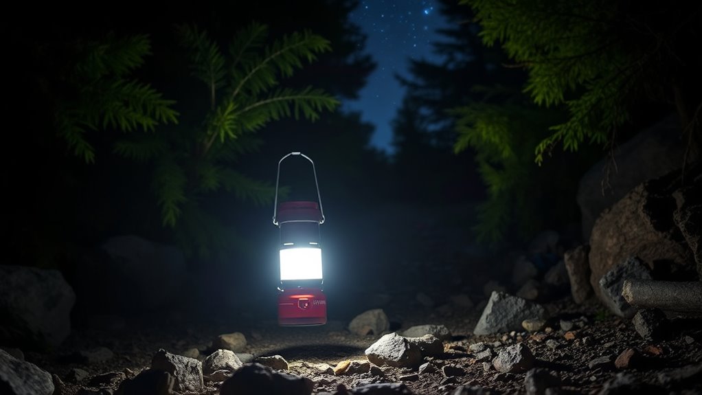 key camping lantern features