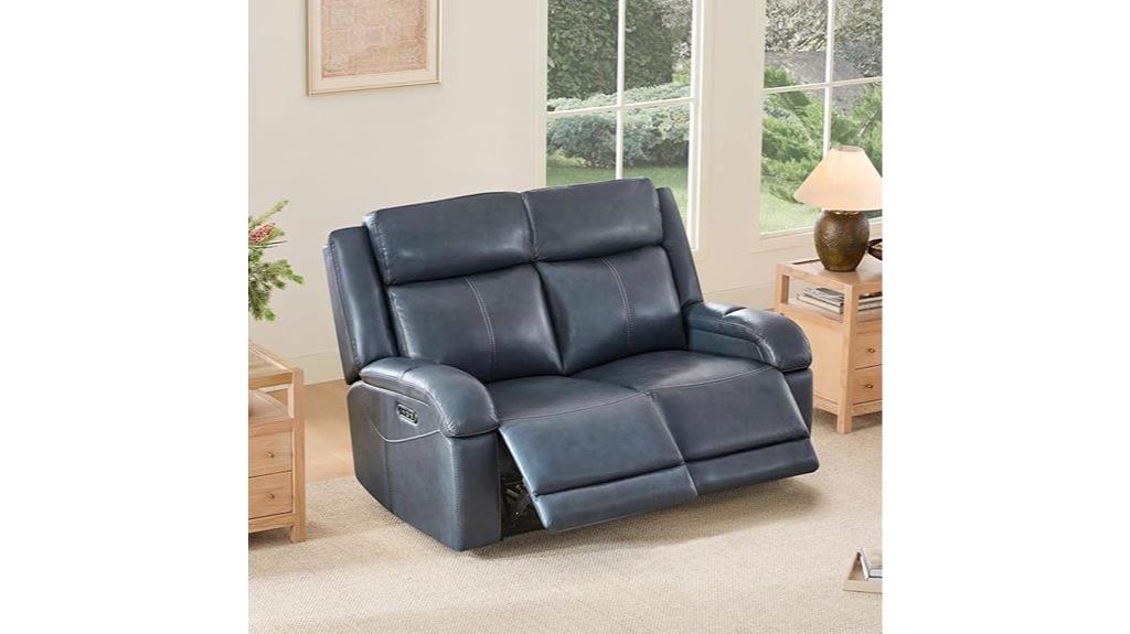 leather recliner with charging
