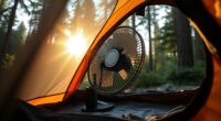 portable battery powered tent fans