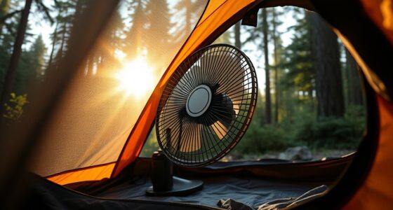 portable battery powered tent fans