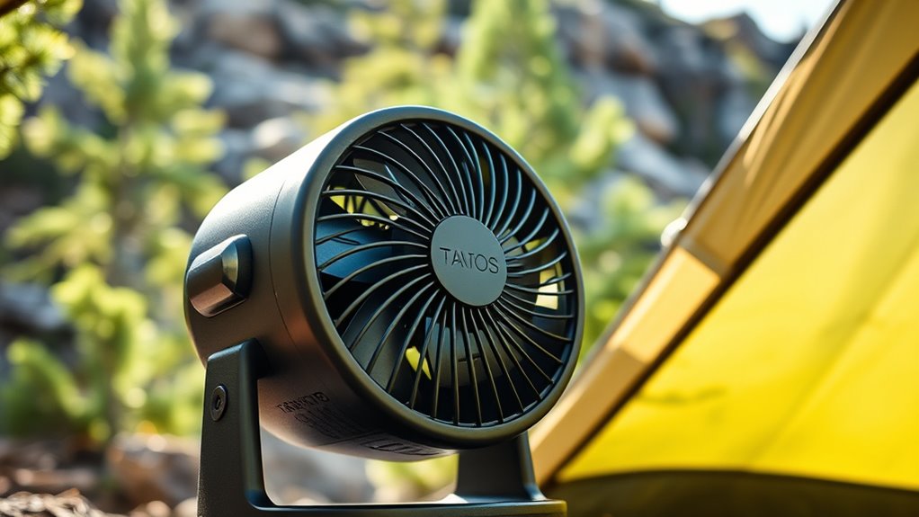 portable battery powered tent fans