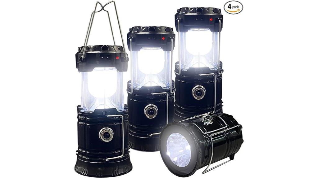 portable led lantern set