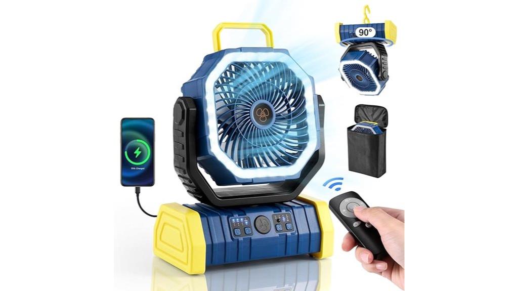 portable power camping fan