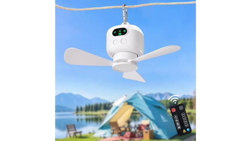 portable rechargeable ceiling fan