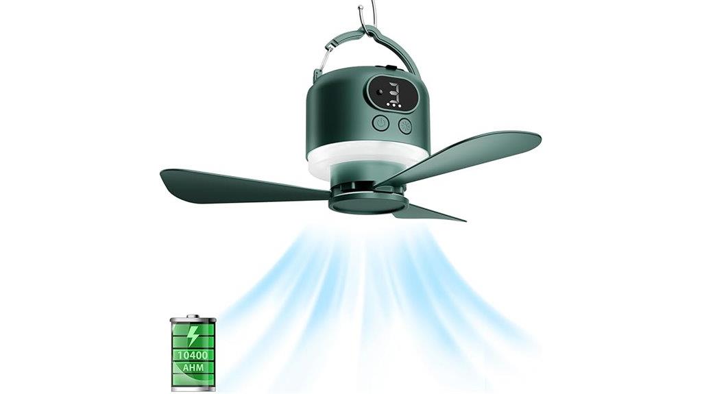 portable remote ceiling fan