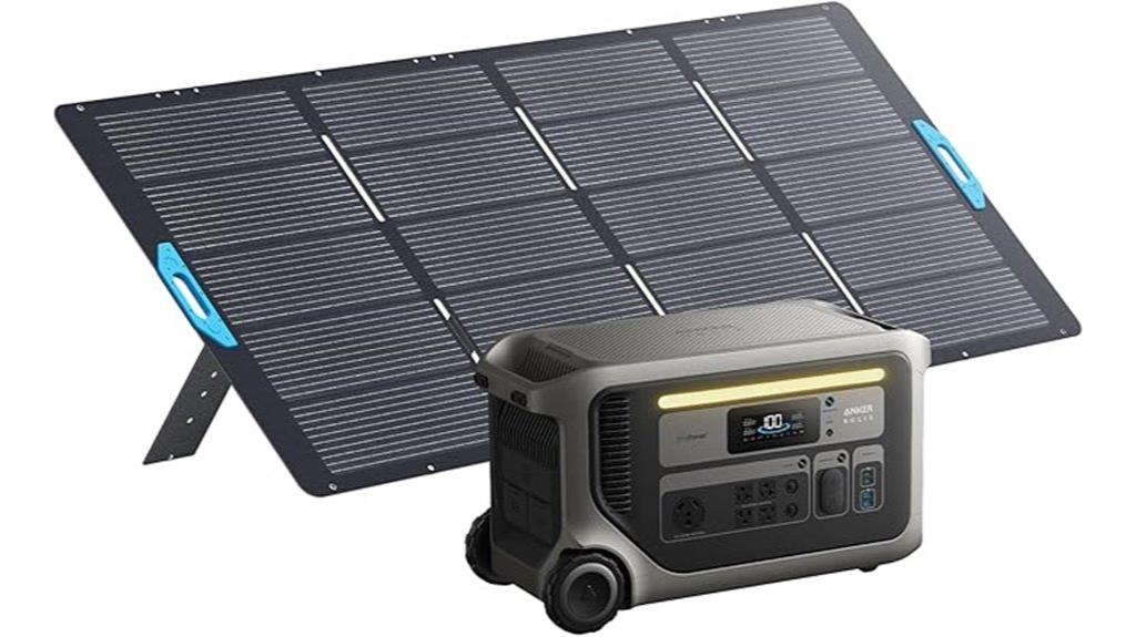portable solar power kit