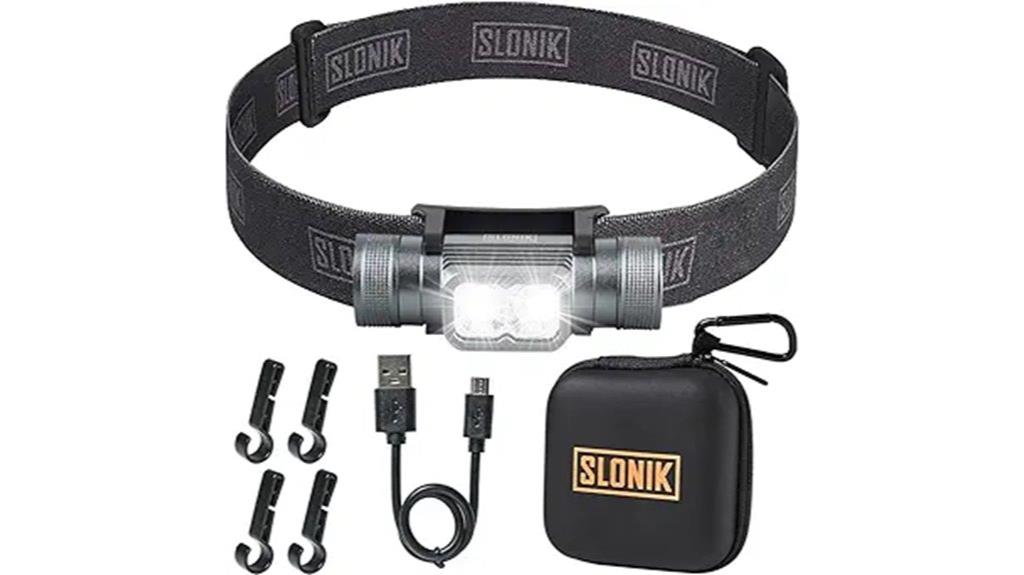 rechargeable 1000 lumen headlamp