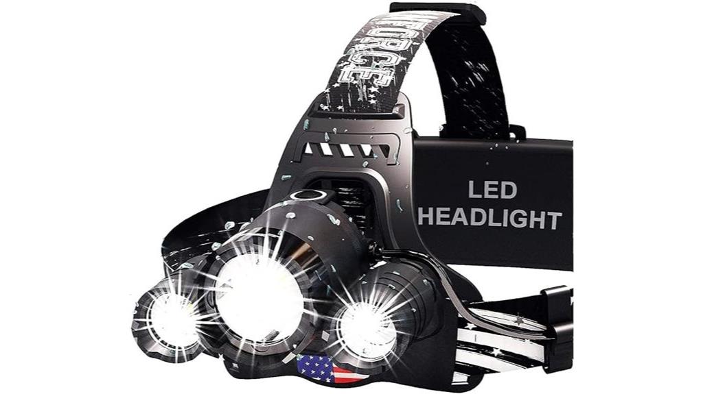 rechargeable camping headlamp