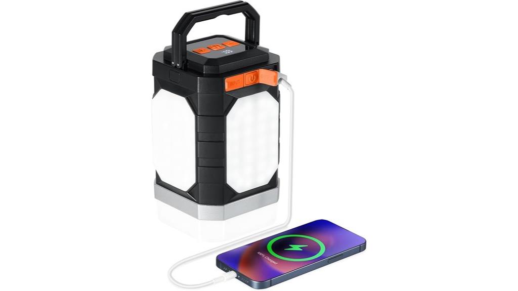 rechargeable camping lantern with 30 000mah