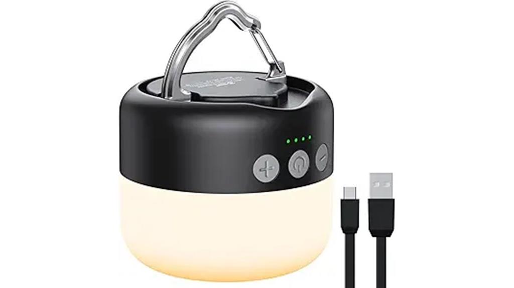 rechargeable waterproof camping lantern