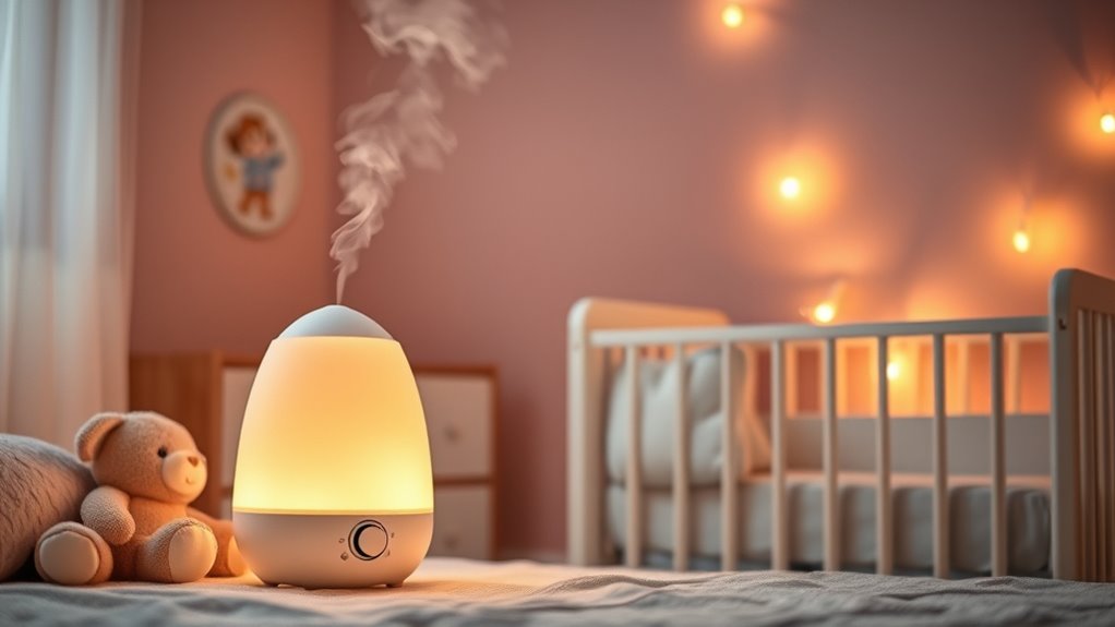 safe quiet adaptable humidifier