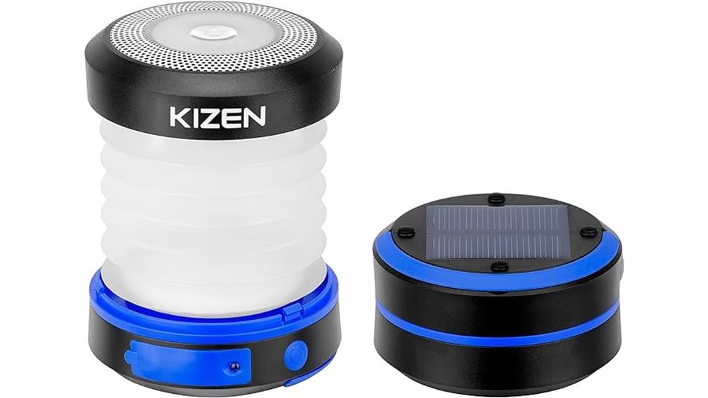 solar powered rechargeable lantern