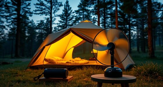 top battery powered tent fans