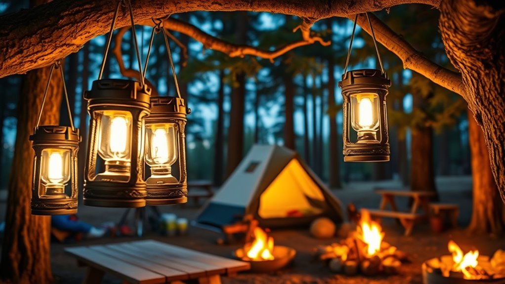 top car camping lanterns