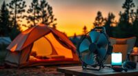 top portable tent fans