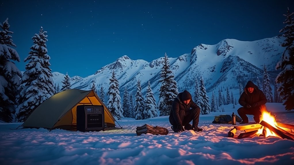 top winter camping power stations
