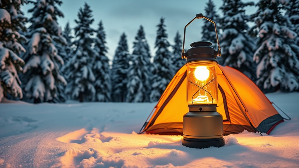 winter camping lantern essentials