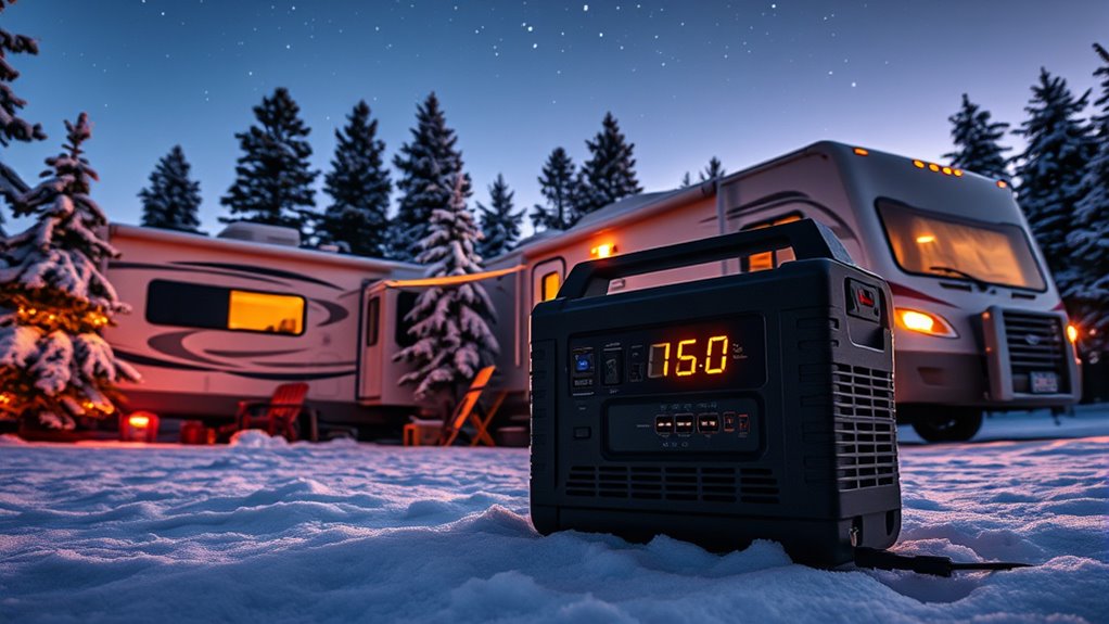 winter rv solar considerations