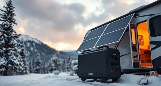 winter rv solar power
