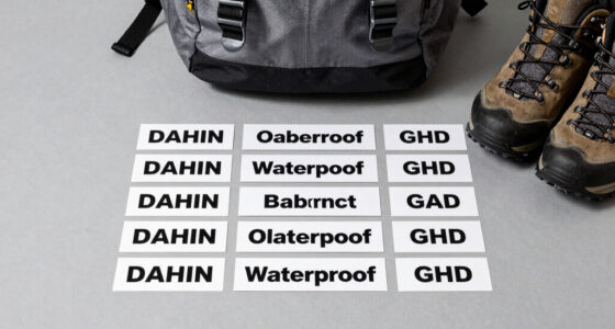11 Best Waterproof Labels for Gear Organization in 2026