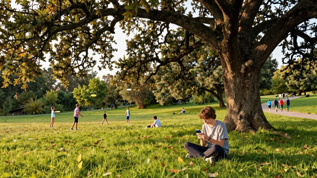 balance technology with nature