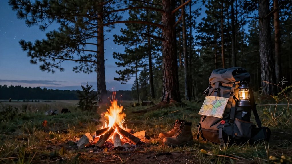 campfire safety and gear preparedness
