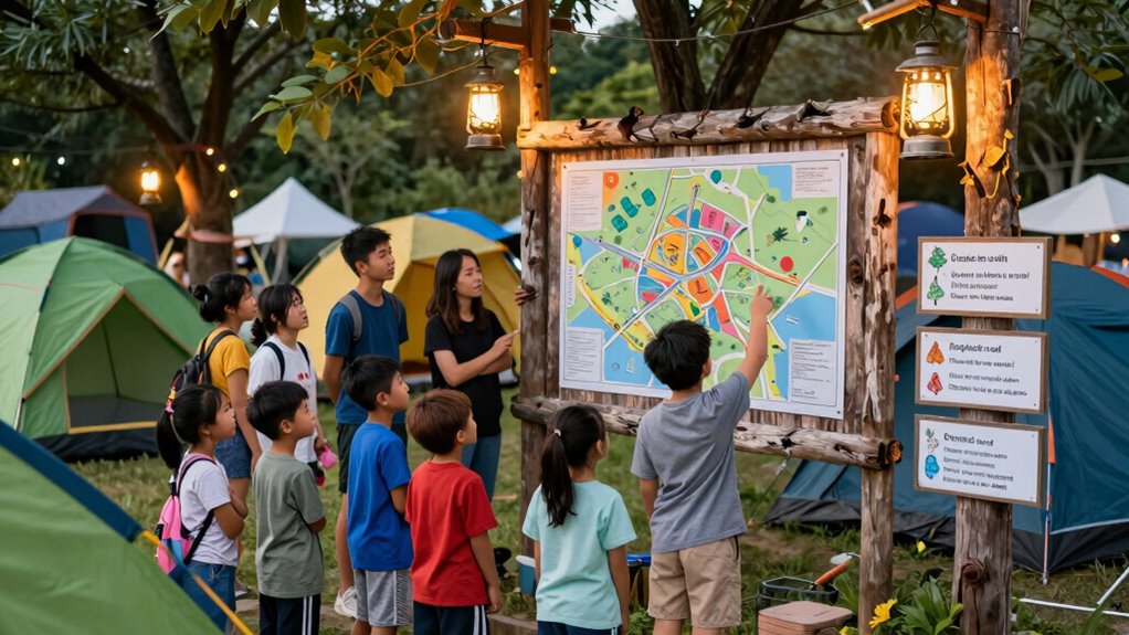 clear rules for group camping