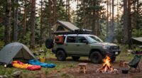 combining overlanding and camping