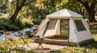 comfortable and organized camping