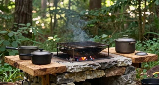 customizable outdoor cooking setups