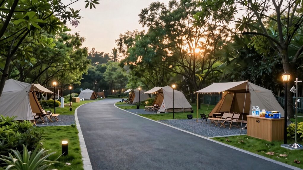 efficient camp layout and organization