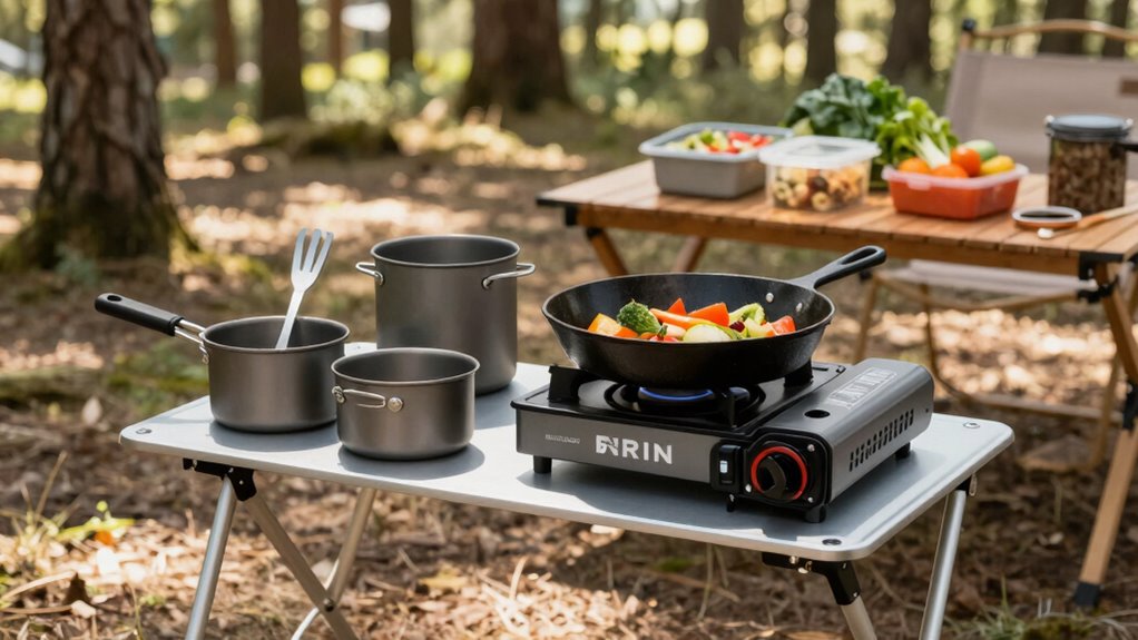 efficient outdoor cooking techniques