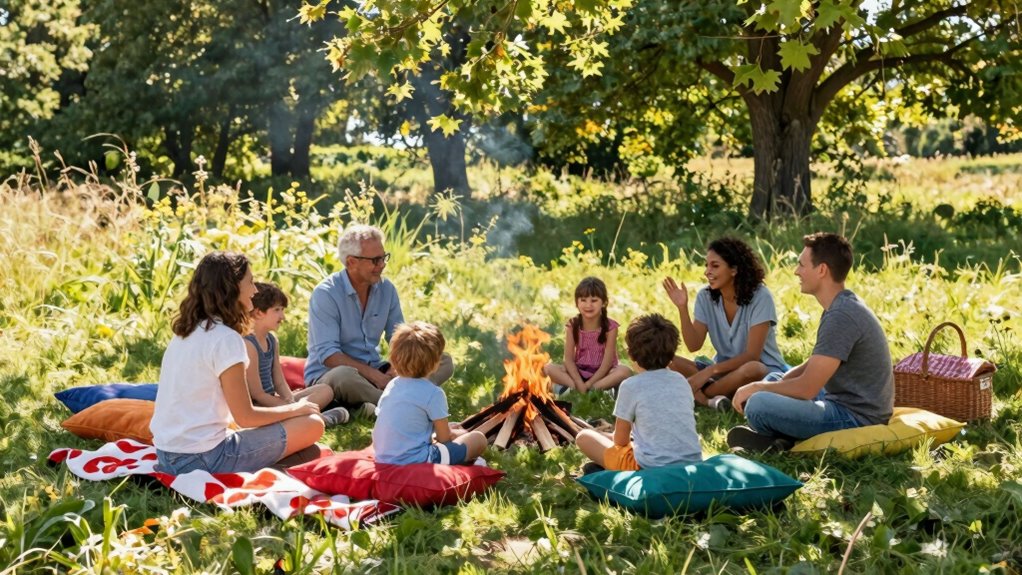 family communication outdoors