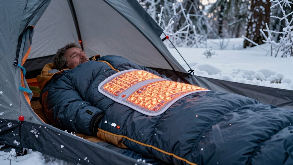 heated camping gear safety