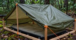 improve rain shelter setup