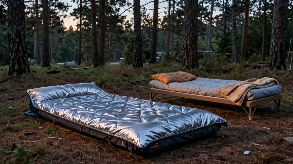 insulation enhances outdoor sleep