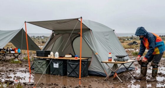 managing camp mess and mud