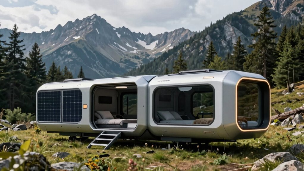 modular tech enabled eco camping