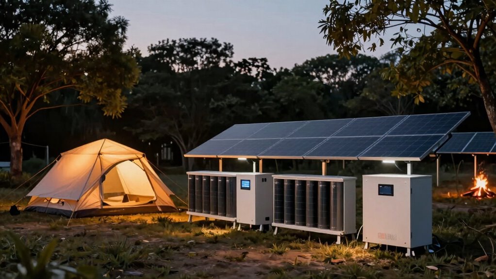 optimized solar camping power