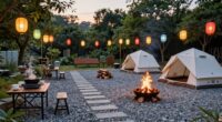 optimizing campsite organizational zones