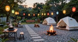 optimizing campsite organizational zones