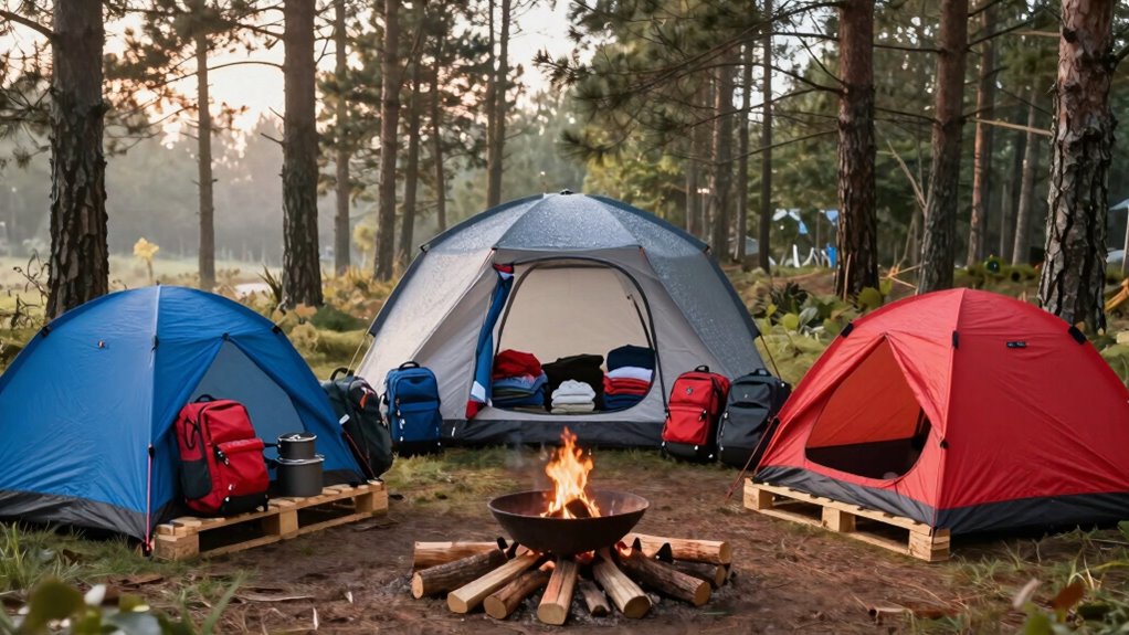 organized camping ensures safety efficiency