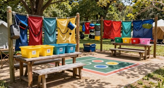 organized camping storage systems