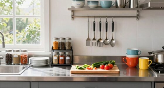organized kitchen saves time