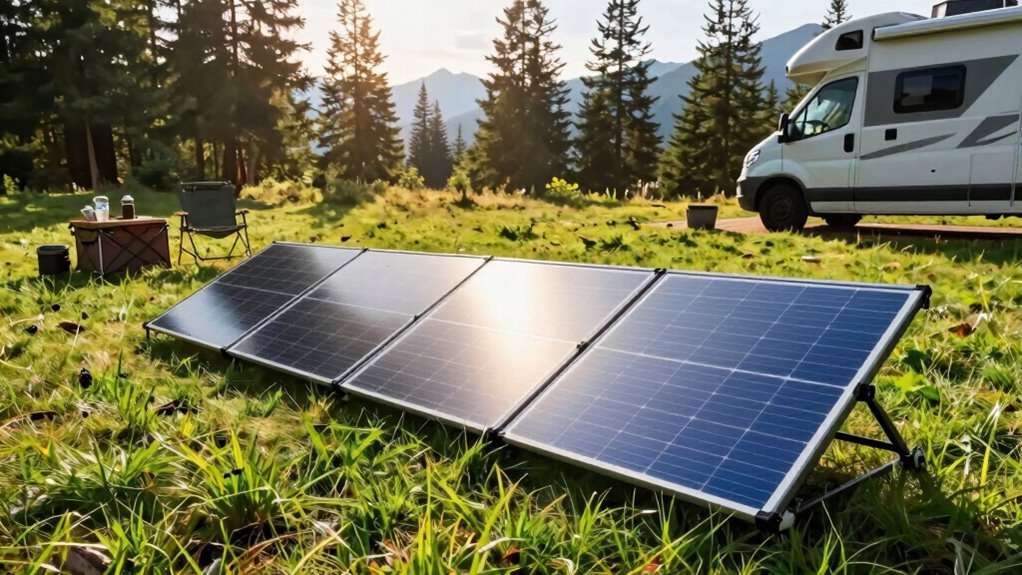 portable efficient camping solar