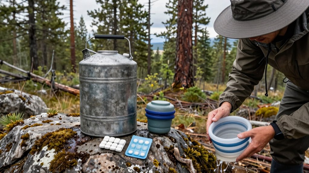 prepare purify conserve water