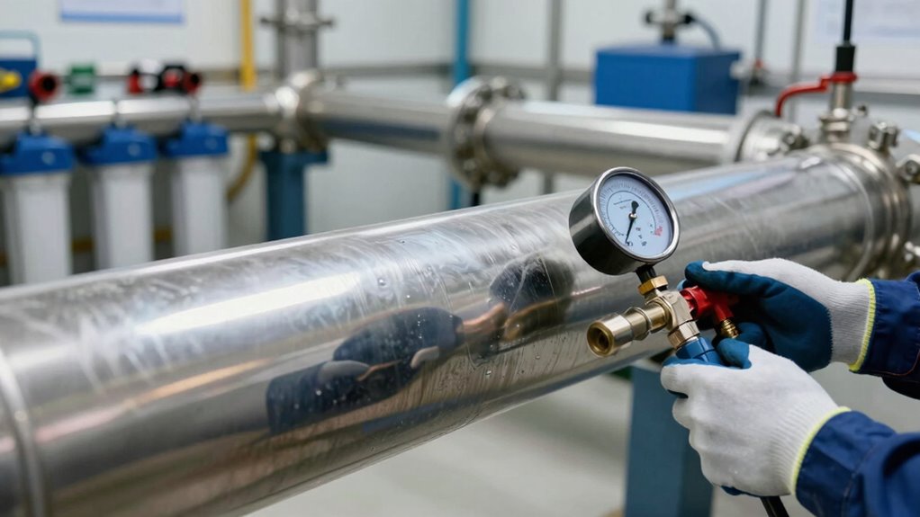 regular water system maintenance