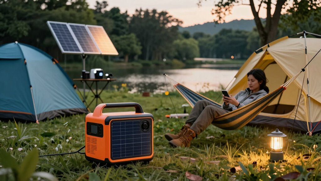 renewable energy powered camping evolution