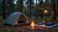 secure and prepare campsite