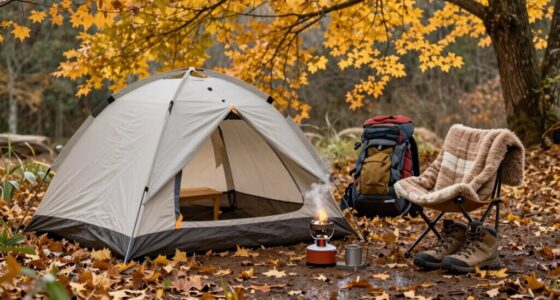 shoulder season camping preparation